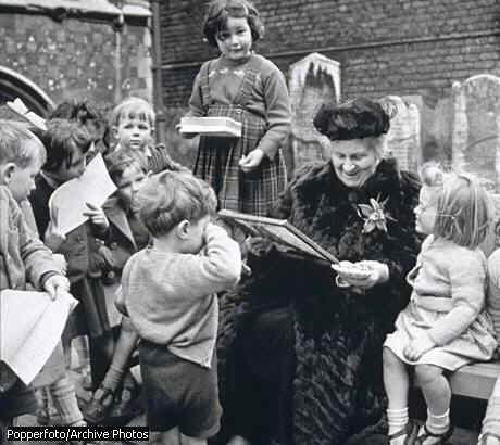 María Montessori y los niños