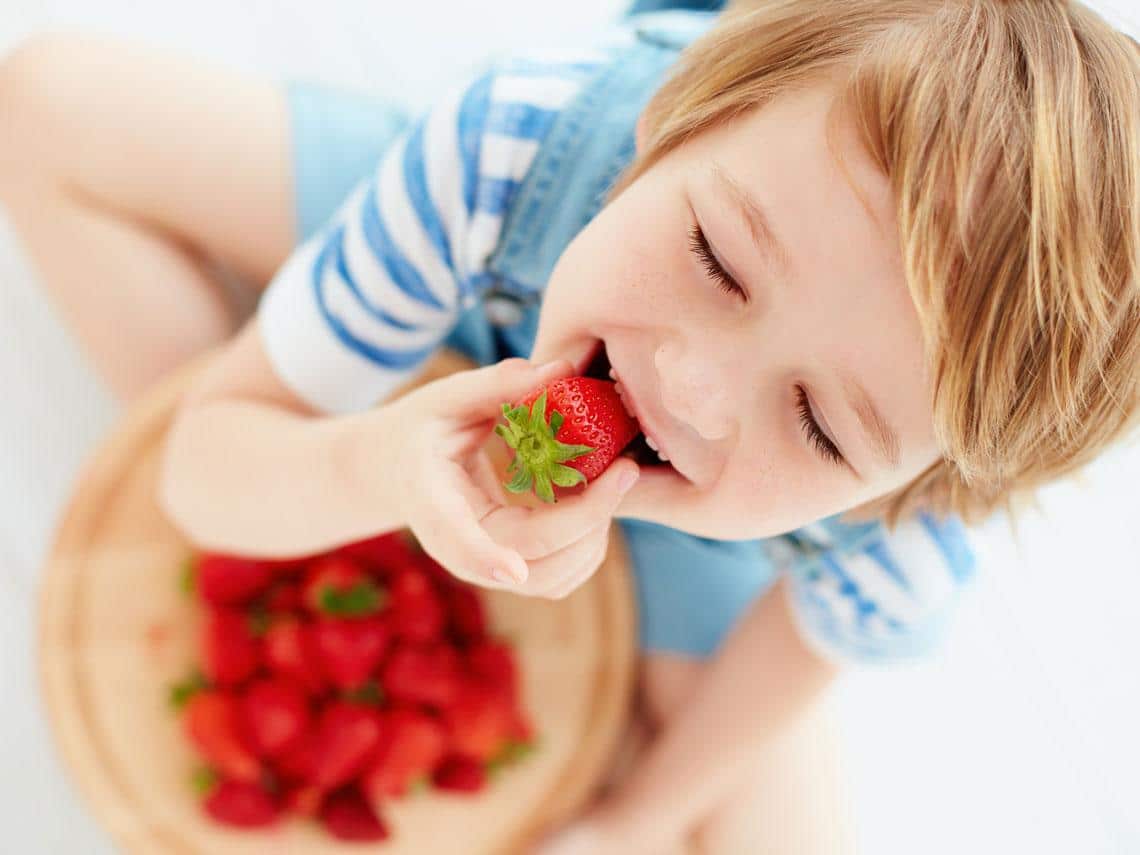 buenos hábitos de comer infantiles