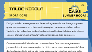 sport core, talde kirola